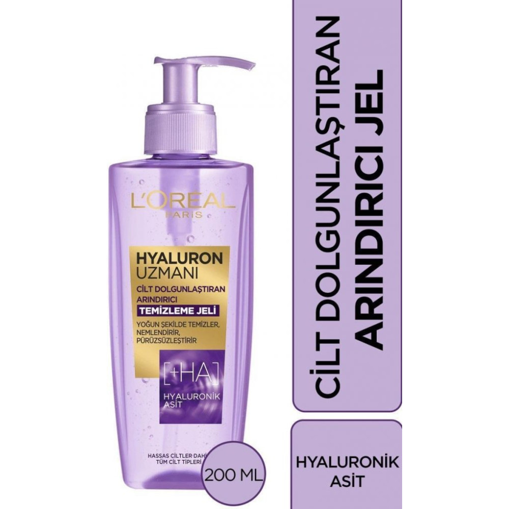 Loreal Hyaluron Uzmani Arindirici Temizleme Jeli 200 Ml Cilt Temizleme ve Peeling Fiyatı