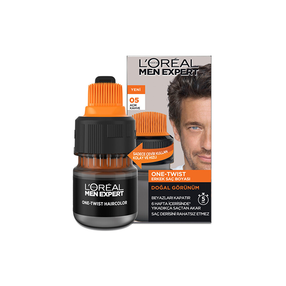 L'Oreal Men Expert One-Twist Erkek Saç Boyası Açık Kahve 05 Saç Boyası Fiyatı