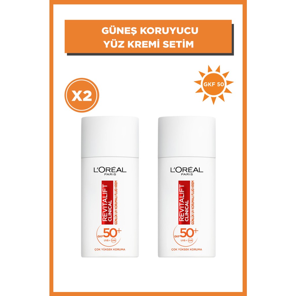 L'Oréal Paris 2'li Revitalift Clinical Vitamin C Uv Fluid Seti Güneş Kremleri ve Losyonları Fiyatı