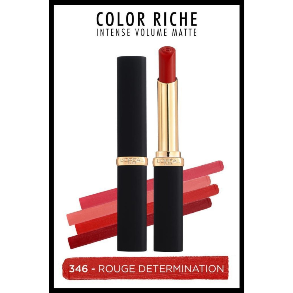 LOreal Paris Color Riche Intense Volume Matte Ruj - 346 Rouge Determination Rujlar & Dudak Parlatıcıları Fiyatı