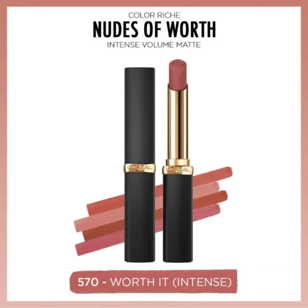 L'oréal Paris Color Riche Intense Volume Matte Ruj - 570 Worth It (Intense) Rujlar & Dudak Parlatıcıları Fiyatı