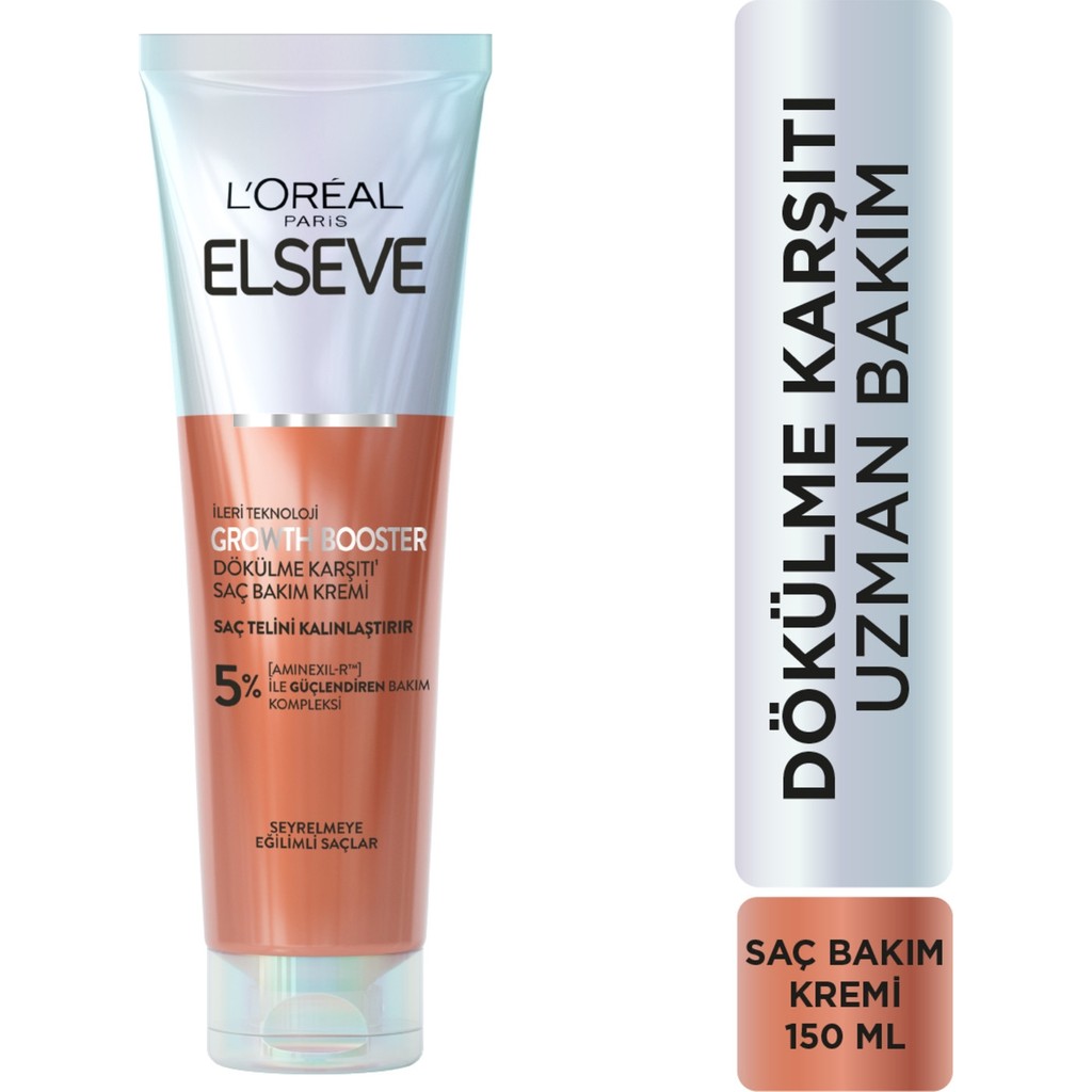 L'Oréal Paris Elseve Growth Booster Dökülme Karşıtı Saç Bakım Kremi 150 ml Şampuan ve Saç Kremi Fiyatı