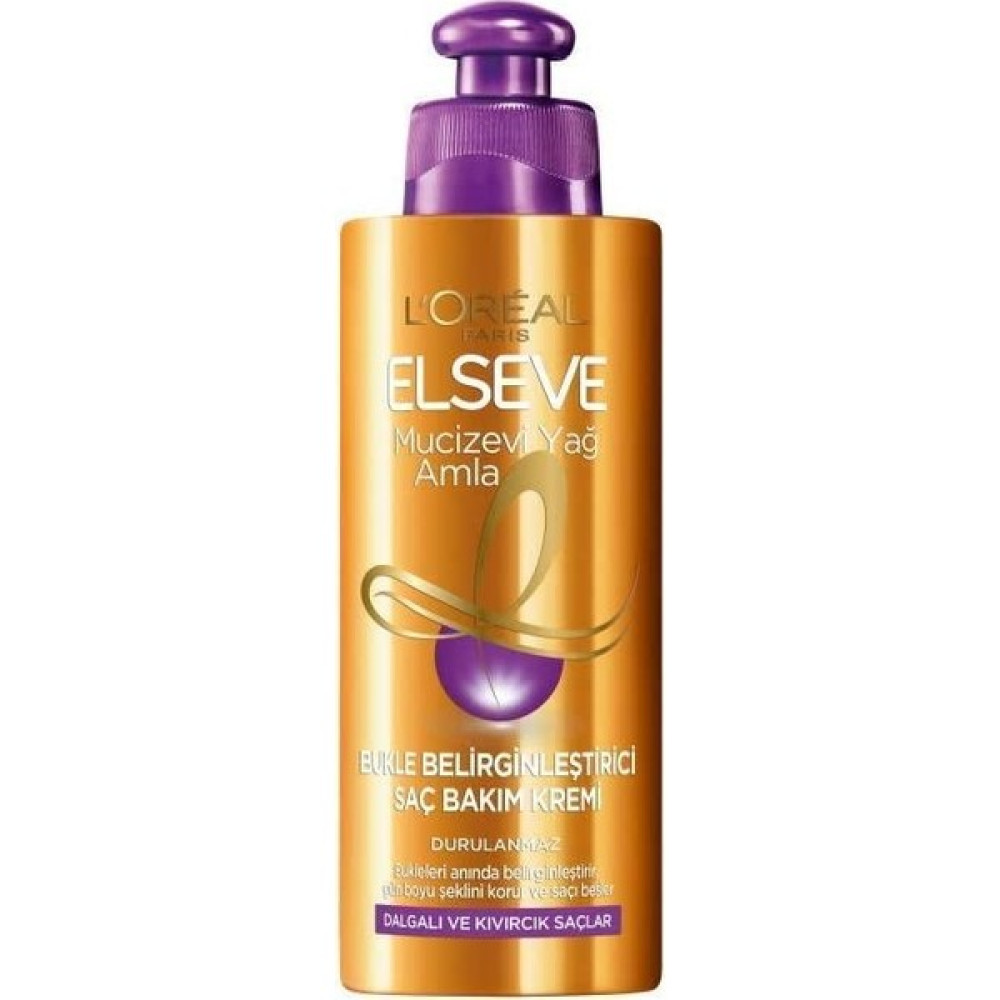 L'oréal Paris Elseve Mucizevi Amla Yağı Bukle Belirginleştirici Saç Bakım Kremi Şampuan ve Saç Kremi Fiyatı