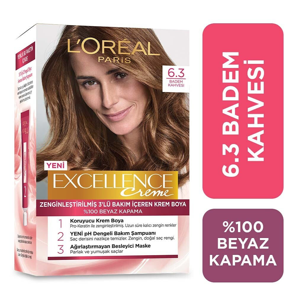 L'Oreal Paris Excellence 6.30 Badem Kahvesi Saç Boyası Saç Boyası Fiyatı
