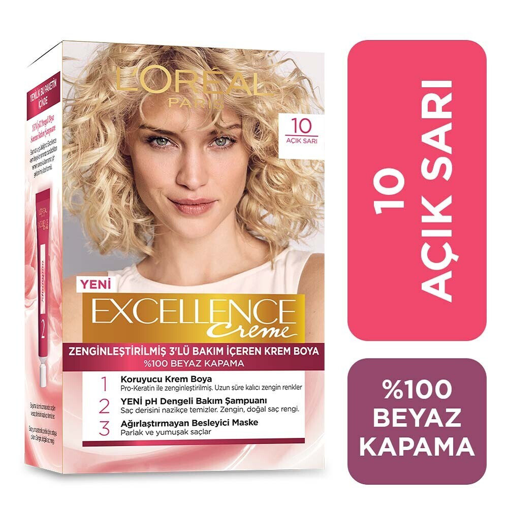 L'Oreal Paris Excellence Creme 10 Saç Boyası Saç Boyası Fiyatı