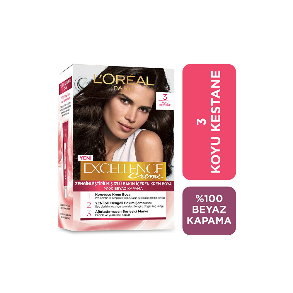 L'Oreal Paris Excellence Creme 3 Saç Boyası Fiyatı