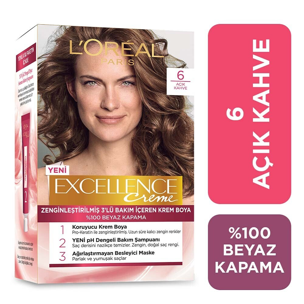 L'Oreal Paris Excellence Creme 6 Açık Kahve Saç Boyası Fiyatı