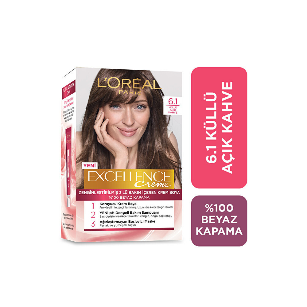 L'Oreal Paris Excellence Creme 6.1 Saç Boyası Saç Boyası Fiyatı