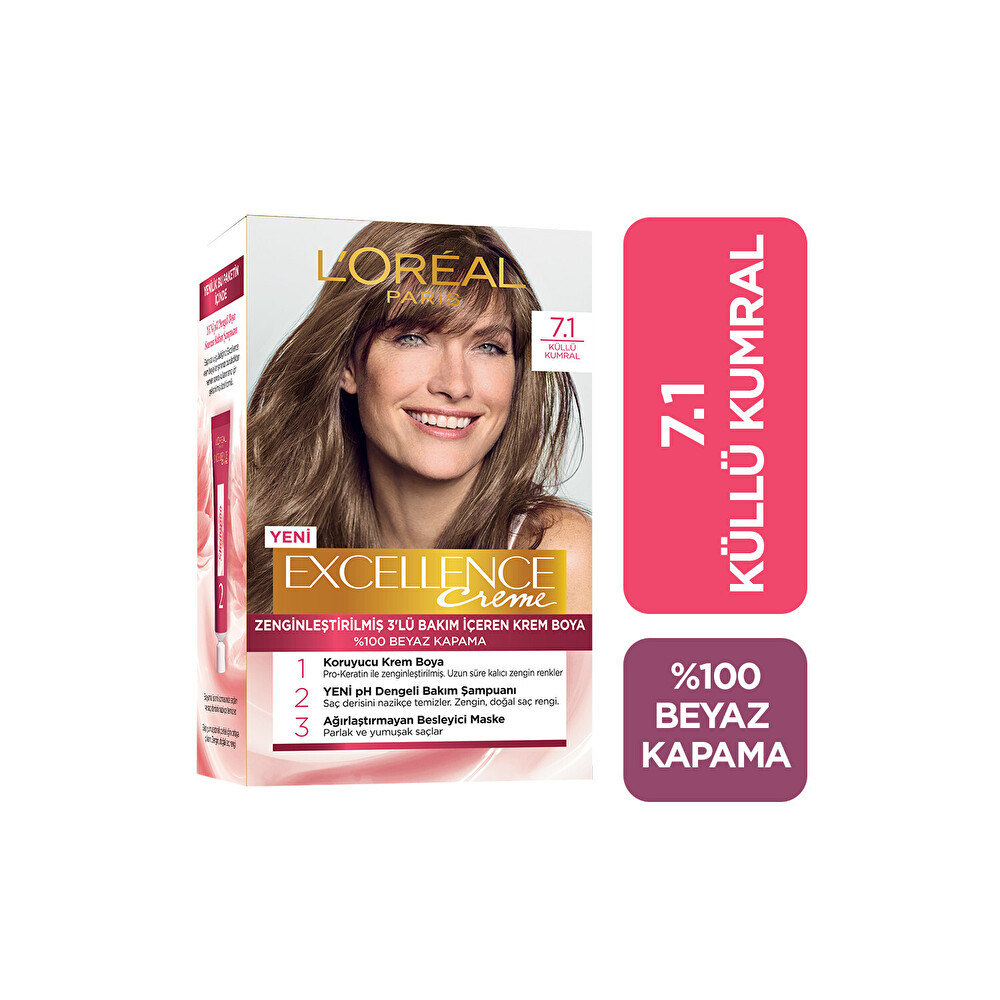 L'Oreal Paris Excellence Creme 7.1 Saç Boyası Saç Boyası Fiyatı