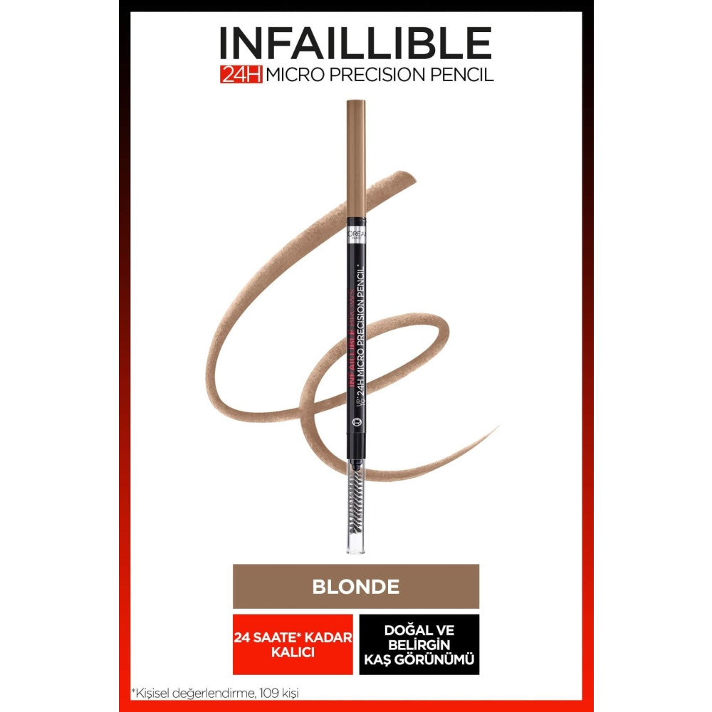 LOreal Paris Infaillible 24H Micro Precision Kaş Kalemi - Blonde Kaş Makyajı Fiyatı
