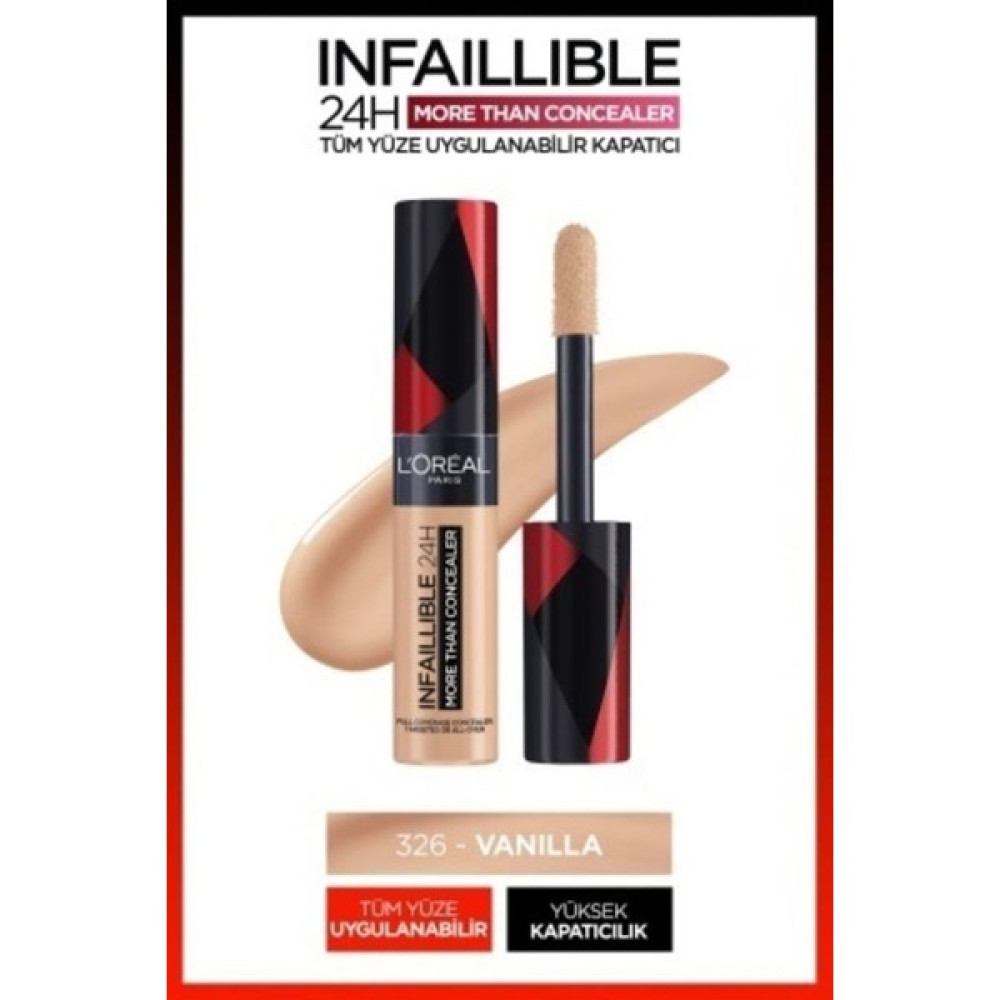 L'Oréal Paris Infaillible 24H Tüm Yüze Uygulanabilir Kapatıcı - 326 Vanilla Concealer Fiyatı