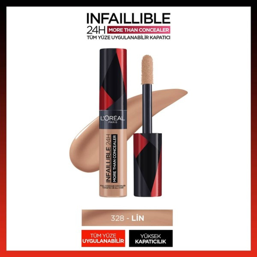 L'Oréal Paris Infaillible 24H Tüm Yüze Uygulanabilir Kapatıcı - 328 Lin Concealer Fiyatı