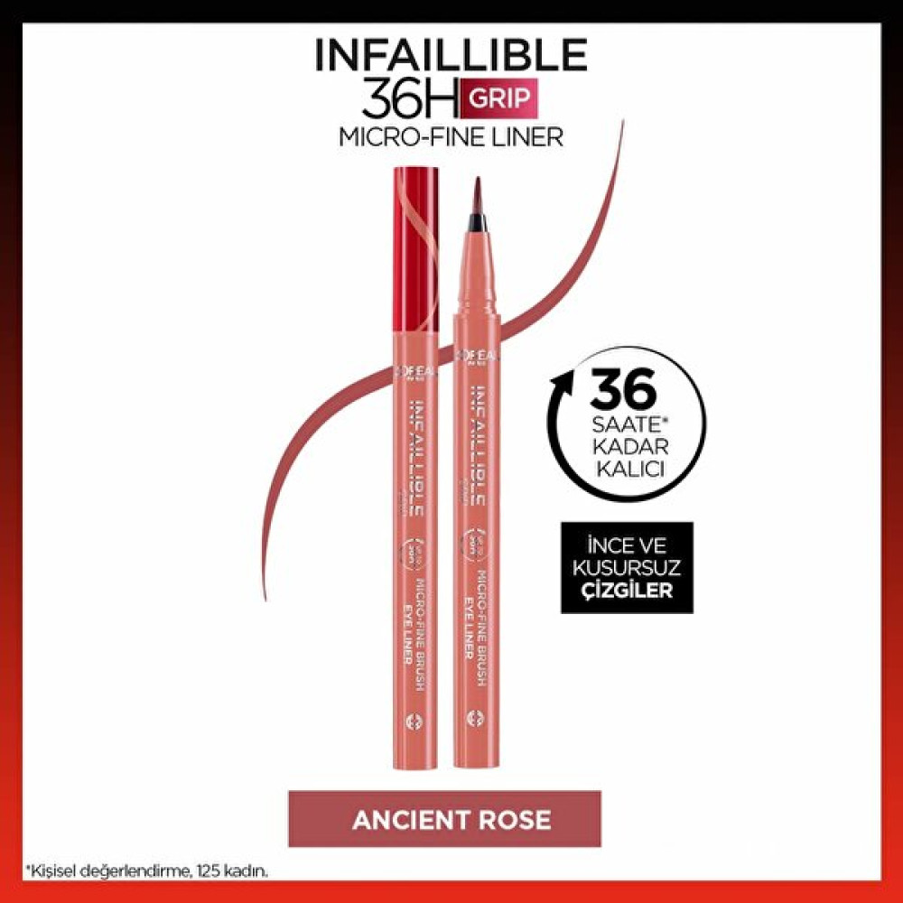 L'oréal Paris Infaillible 36H Grip Micro Fine Eyeliner 03 Ancient Rose Eyeliner Fiyatı