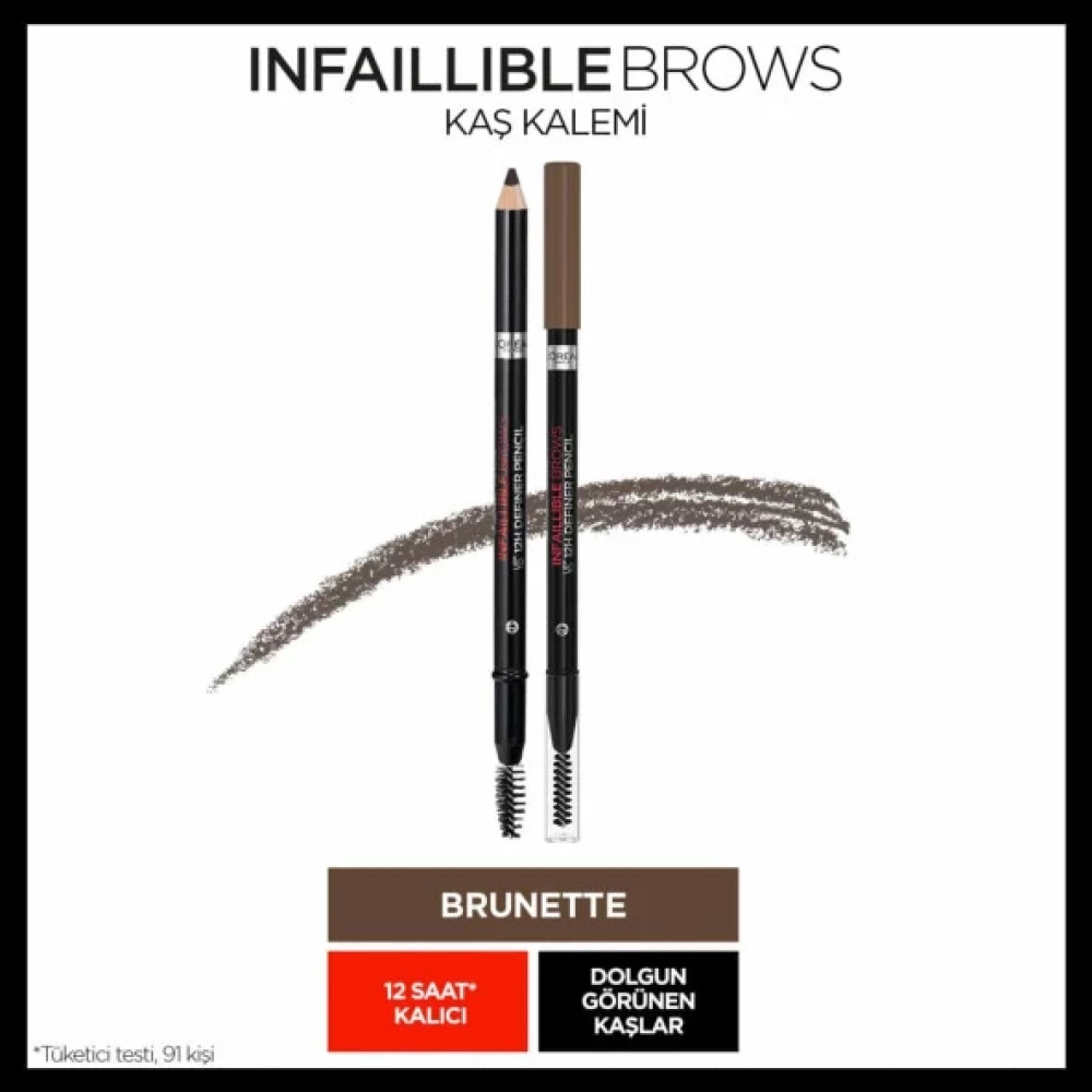 L'oréal Paris Infaillible Brows Kaş Kalemi 03 Brunette Kaş Makyajı Fiyatı