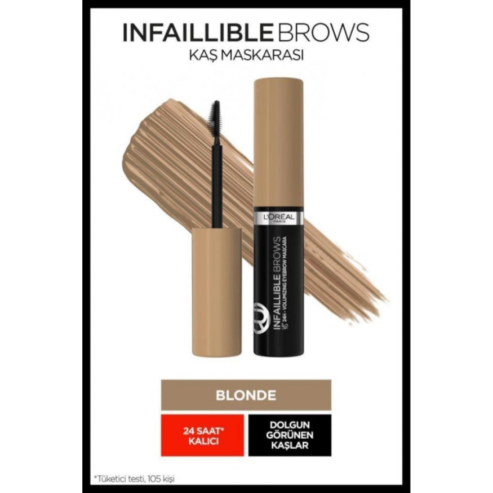L'oreal Paris Infaillible Brows Kaş Maskarası 07 Blonde Kaş Makyajı Fiyatı