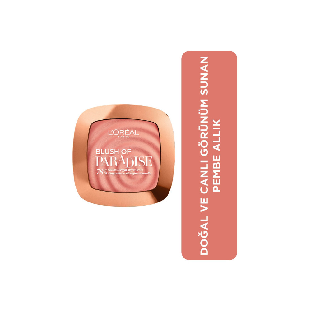 LOreal Paris Kadın Pembe Allık - Wake Up and Glow Blush 03 Melon Dollar Baby 3600523707157 Allık Fiyatı