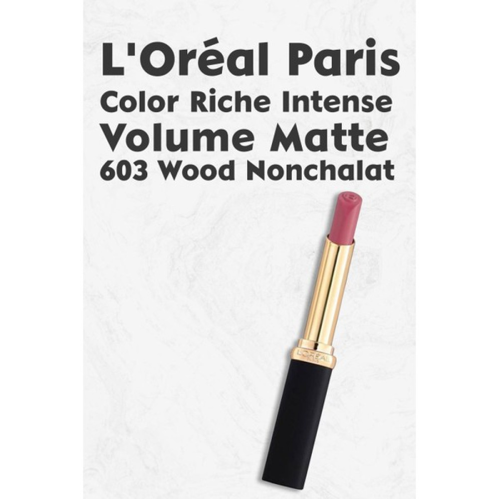 L'oréal Paris Loreal Paris Color Riche Intense Volume Matte - 603 Wood Nonchalat Rujlar & Dudak Parlatıcıları Fiyatı