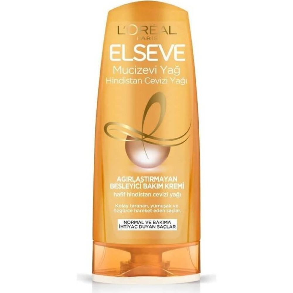 Loreal Paris L'oréal Paris Elseve Mucizevi Hindistan Cevizi Yağı Ağırlaştırmayan Besleyici Bakım Kremi, 360 Ml Şampuan ve Saç Kremi Fiyatı