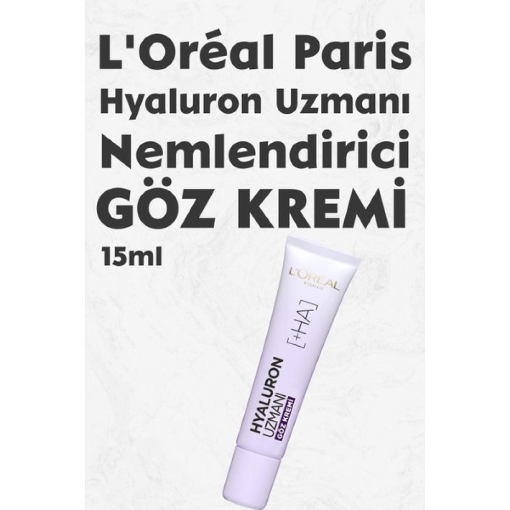 L'Oréal Paris Loreal Paris Hyaluron Uzmanı Nemlendirici Krem Göz 15 ml Göz Kremi Fiyatı