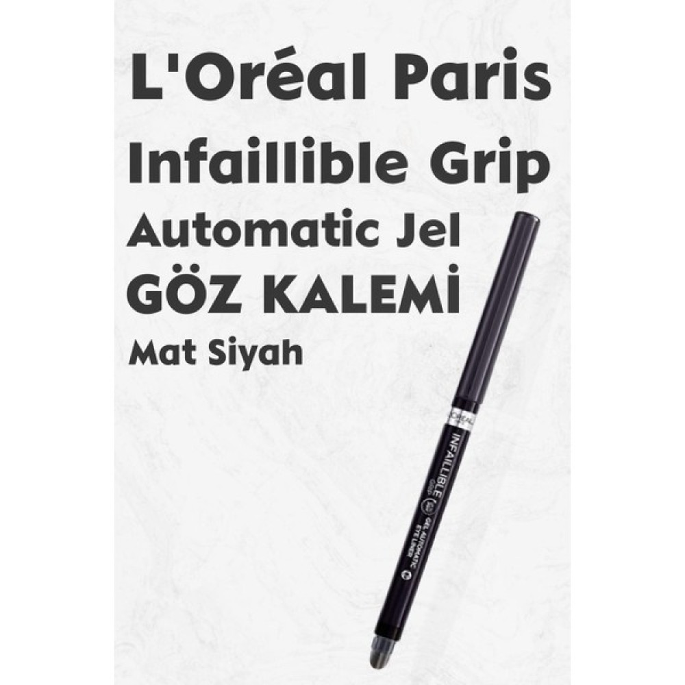 L'Oréal Paris Loreal Paris Infaillible Automatic Jel Göz Kalemi Mat Siyah Göz Kalemleri Fiyatı