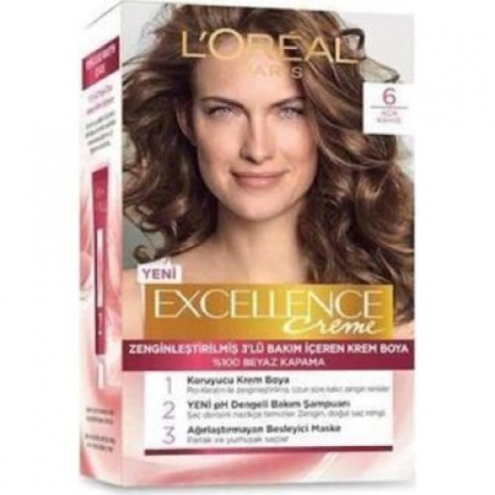 Loreal Paris Loreal Paris Loreal Excellence Sac Boyasi 6 Saç Bakım Maskeleri & Serumlar & Spreyler Fiyatı