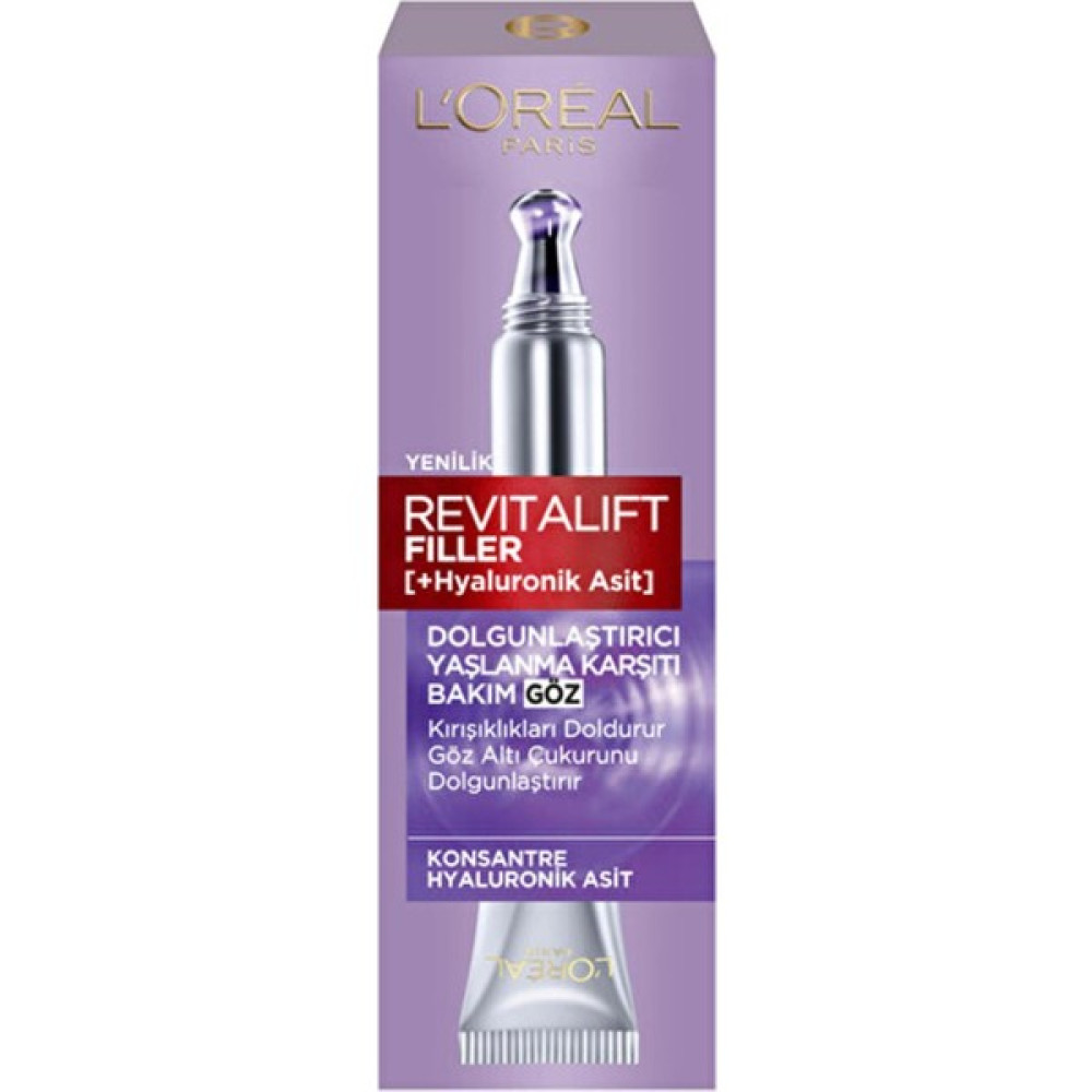 Loreal Paris L'oreal Paris L'oréal Paris Revitalift Filler Dolgunlaştırıcı Göz Bakım Kremi 15 ml - Hyaluronik Asit Yüz Kremi Nemlendiriciler Fiyatı