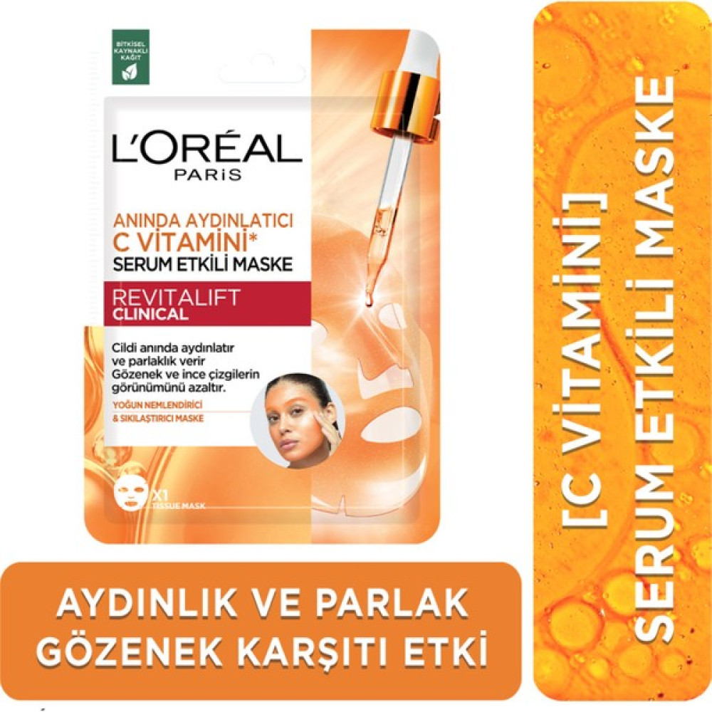 L'oréal Paris L'oreal Paris Revitalift Clinical Anında Aydınlatıcı C Vitamini Serum Etkili Maske Maskeler Fiyatı