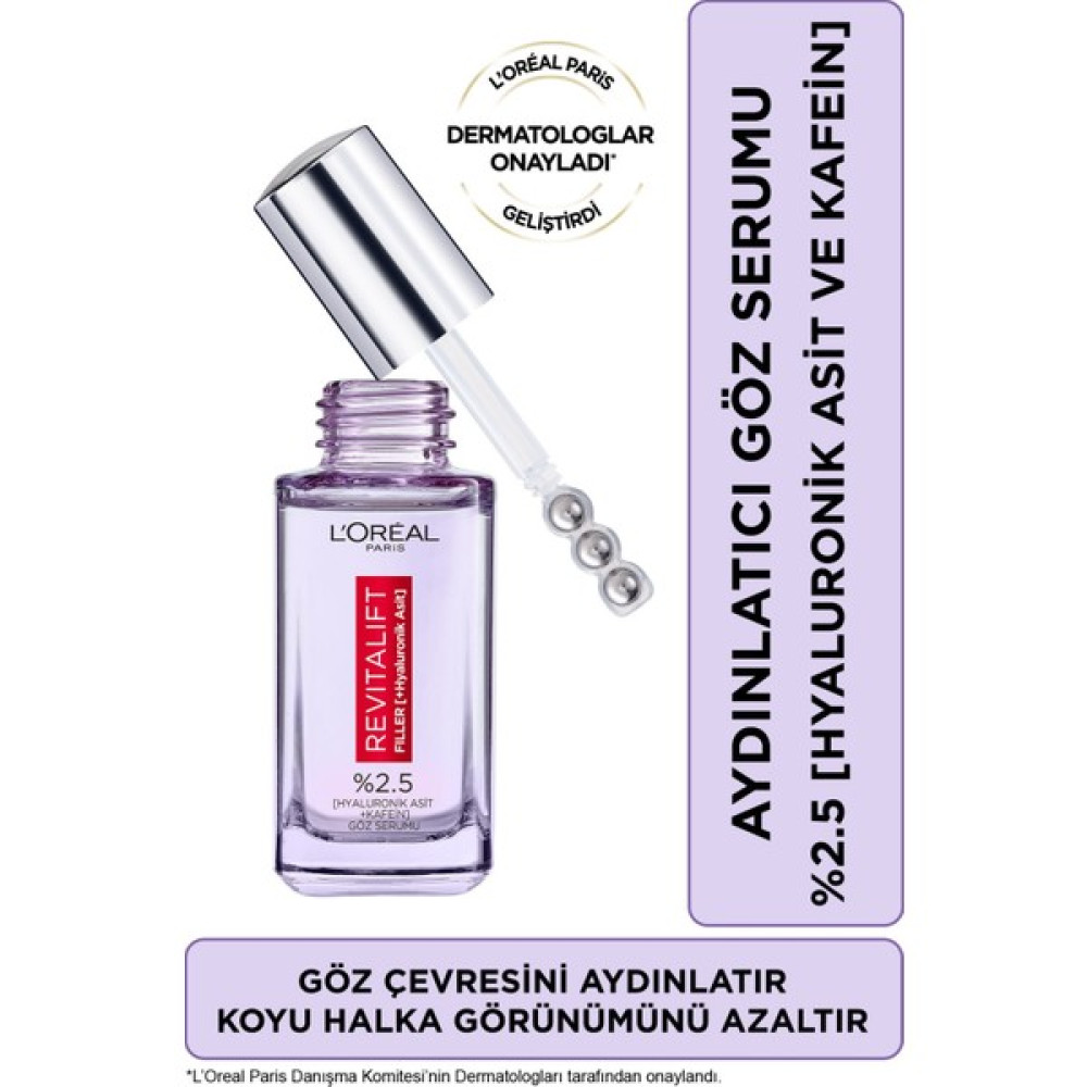 L'Oréal Paris L'oreal Paris Revitalift Filler Aydınlatıcı Göz Serumu 20ML Aydınlatıcı Fiyatı