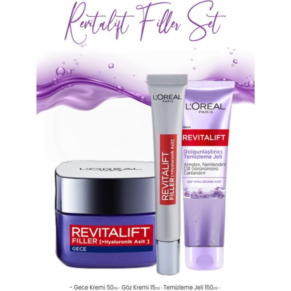 L'Oréal Paris Loreal Paris Revitalift Filler Bakım Seti Gece Kremleri Fiyatı