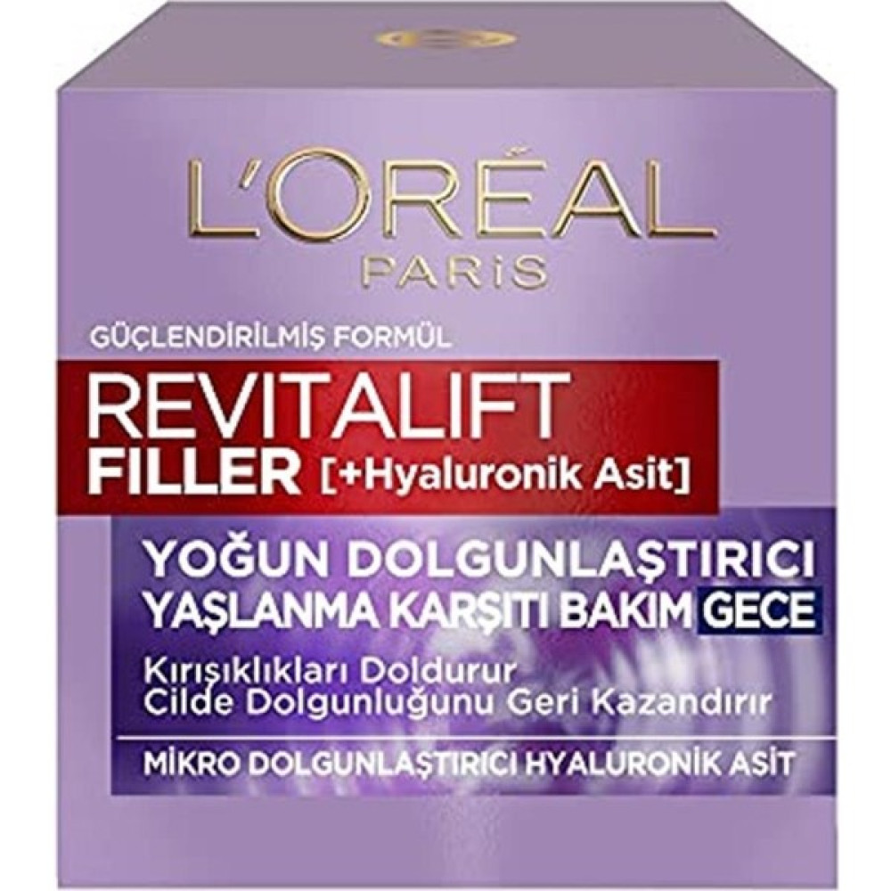 Loreal Paris L'oréal Paris Revitalift Filler Yoğun Dolgunlaştırıcı Gece Kremi 50 ml - H Gece Kremleri Fiyatı