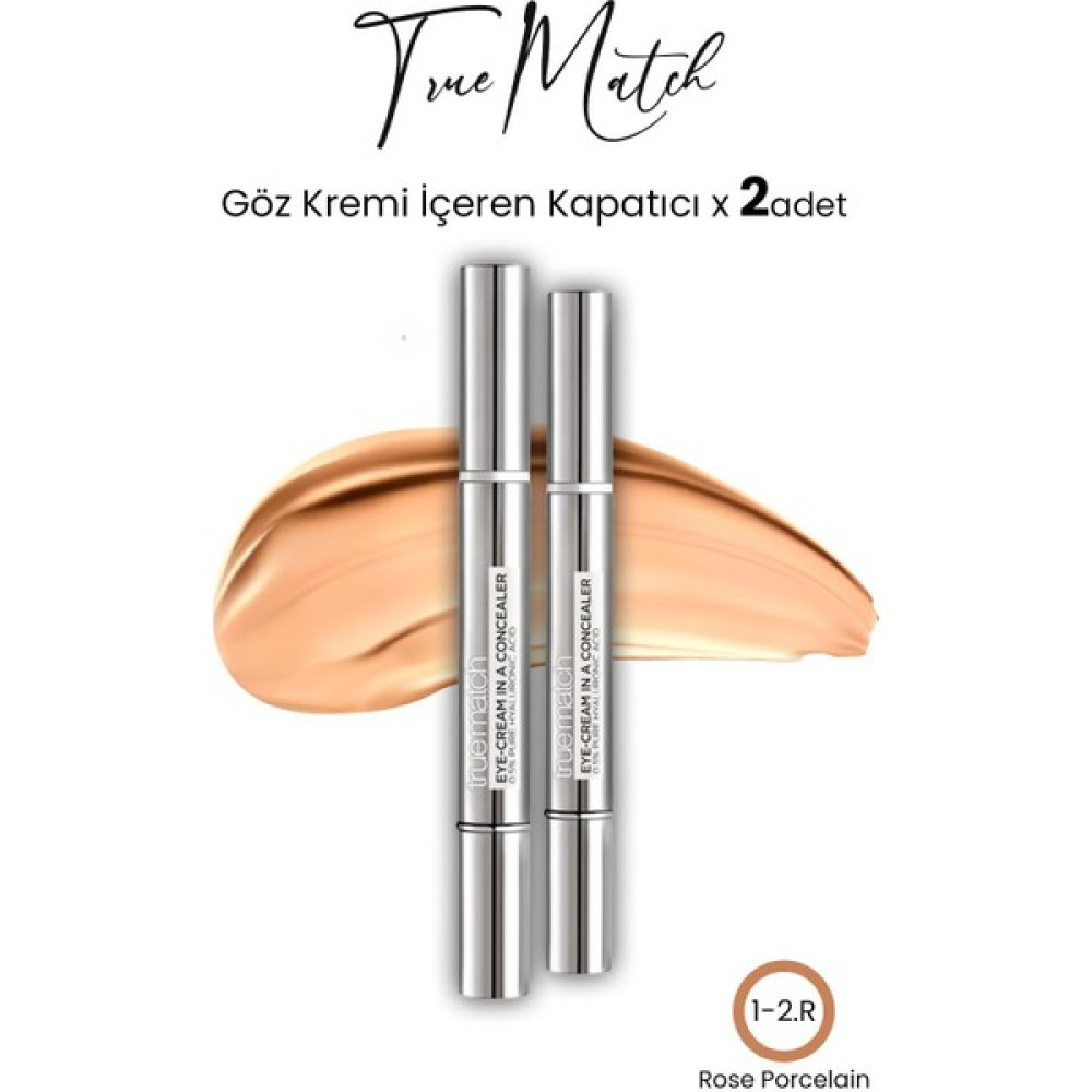 L'oréal Paris Loreal Paris True Match Göz Kremi Içeren Kapatıcı Rose Porcelain 1-2.R X 2 Adet Concealer Fiyatı