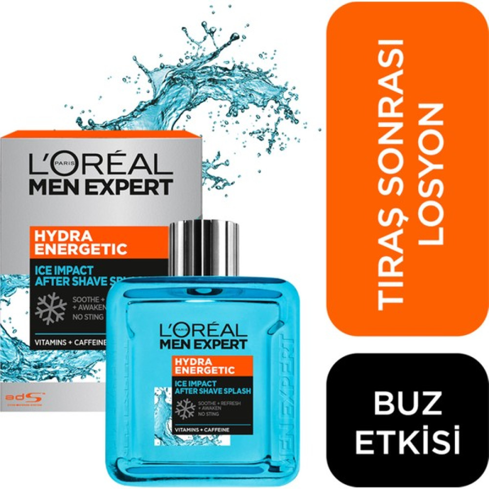 L'Oréal Paris Men Expert Hydra Energetic Tiraş Sonrasi Losyon 100Ml Tıraş Sonrası Bakım Fiyatı
