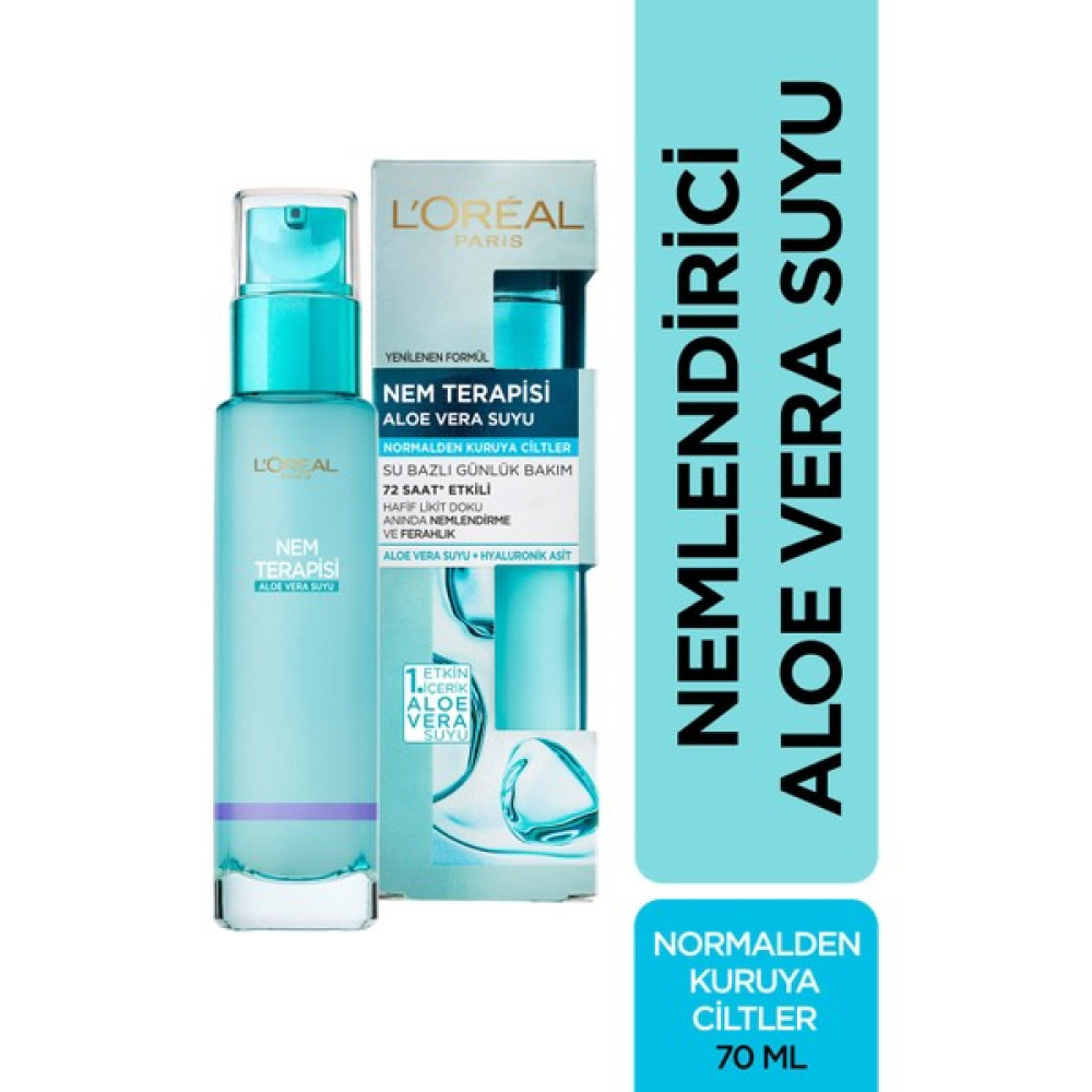 L'oréal Paris Nem Terapisi Aloe Vera Suyu Normalden Kuruya Ciltler Nemlendiriciler Fiyatı