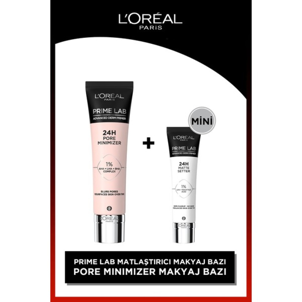 L'oréal Paris Prime Lab Pore Minimizer Gözenek Küçültücü Makyaj Bazı & L'oreal Cosmetics Mini Prime Lab Makyaj Bazı Fiyatı