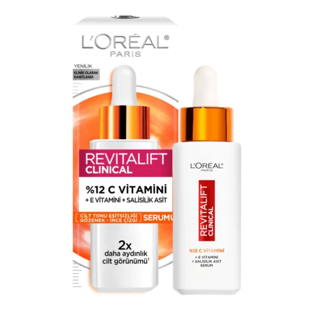 Loreal Paris Revitalift Clinical %12 Saf C Vitamini Aydinlatici Serum 30 Ml Anti-Aging / Yaşlanma Karşıtı Fiyatı