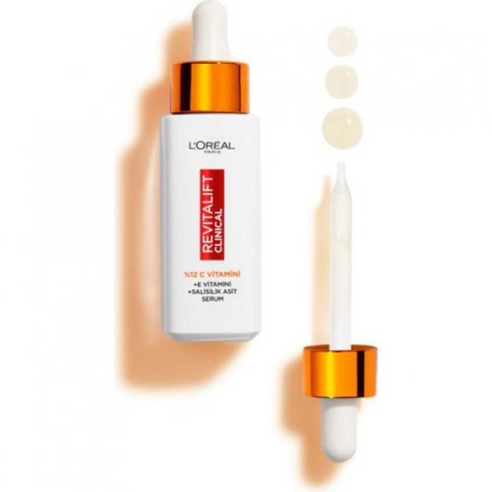 Loréal Paris Revitalift Clinical 12 Saf C Vitamini Aydinlatici Serum 30 Ml Anti-Aging / Yaşlanma Karşıtı Fiyatı