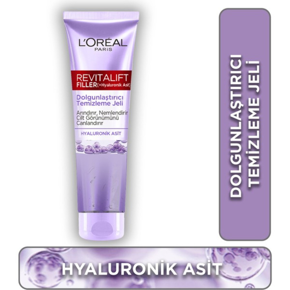 L'Oréal Paris Revitalift Dolgunlaştırıcı Temizleme Jeli 150Ml - Hyaluronik Asit Cilt Temizleme ve Peeling Fiyatı