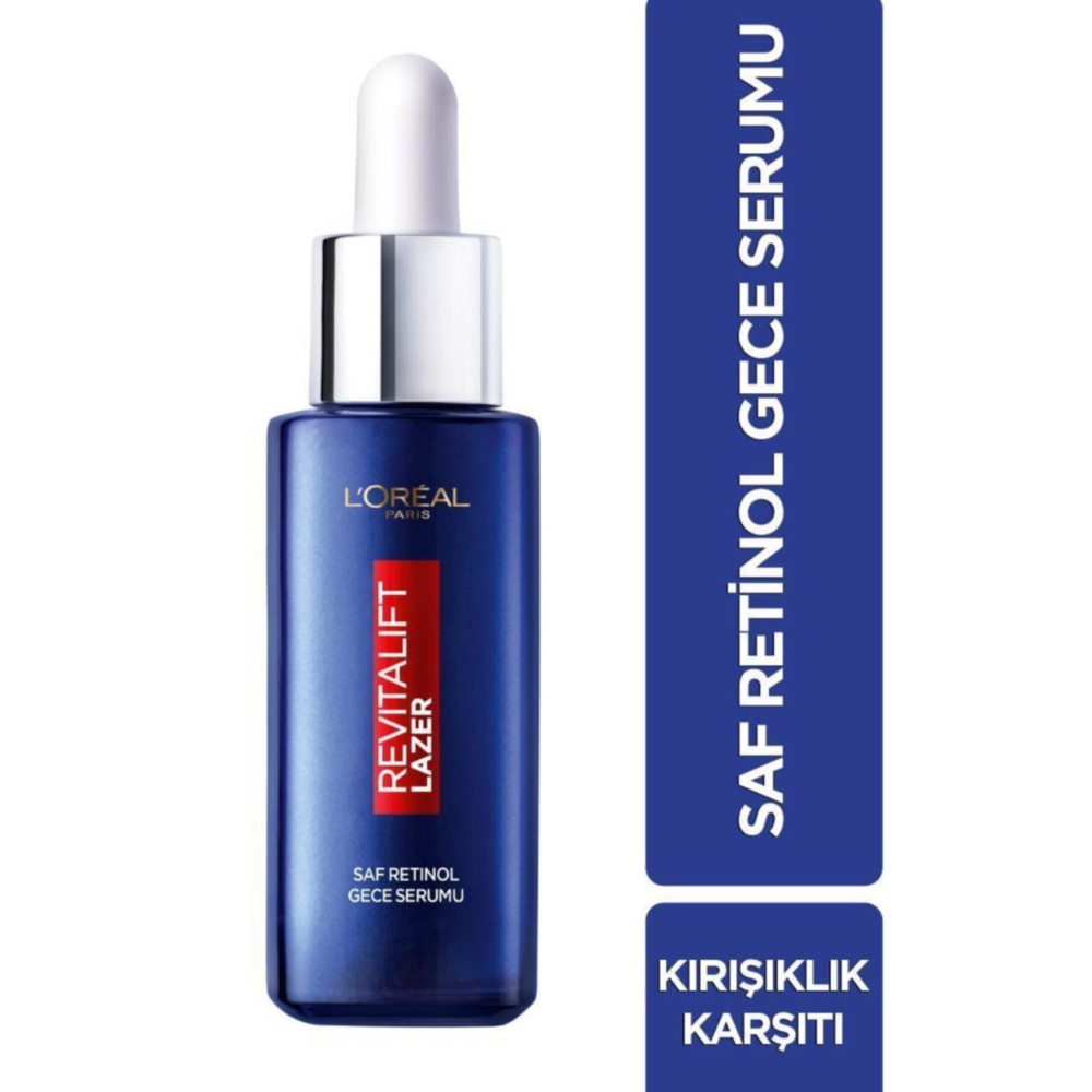 LOreal Paris Revitalift Lazer Saf Retinol Gece Serumu 30 ml Cilt ve Yüz Bakımı Fiyatı