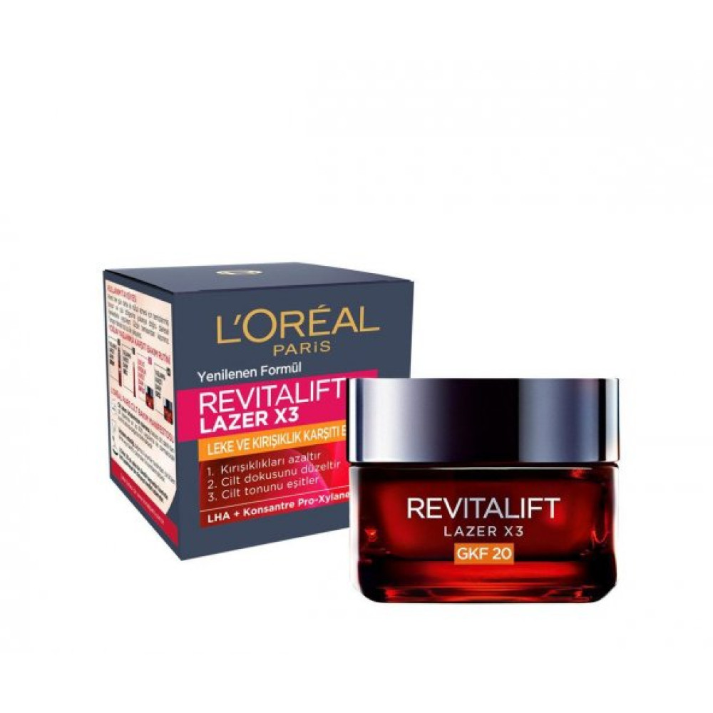 Loréal Paris Revitalift Lazer X3 Leke Ve Kirisiklik Karsiti Bakim Gkf20 50 Ml Anti-Aging / Yaşlanma Karşıtı Fiyatı