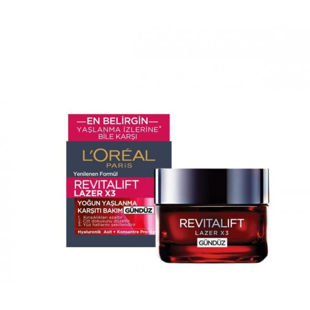 Loréal Paris Revitalift Lazer X3 Yogun Yaslanma Karsiti Gunduz Bakim Kremi 50 Ml Anti-Aging / Yaşlanma Karşıtı Fiyatı