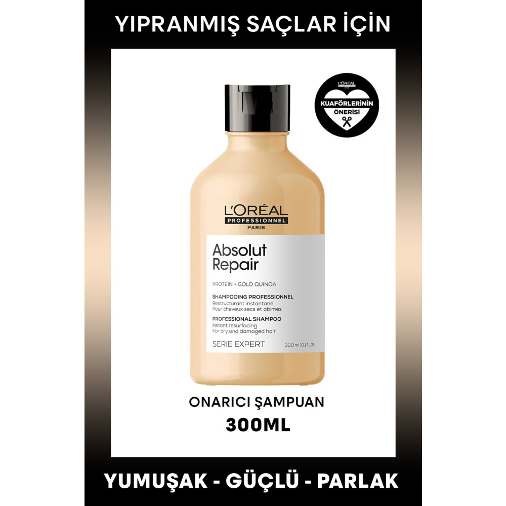 Loreal Professionnel Serie Expert Absolut Repair Yıpranmış Saçlar Için Onarıcı Şampuan 300 ml Şampuan ve Saç Kremi Fiyatı