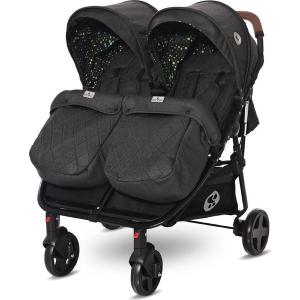 Lorelli Duo Ikiz Bebek Arabası – Black Circles - Siyah Bebek Arabası-Puset Aksesuarları Fiyatı