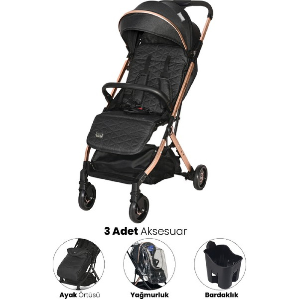 Lorelli Myla Kabin Boy Bebek Arabası - Black - Siyah Bebek Arabası-Puset Aksesuarları Fiyatı