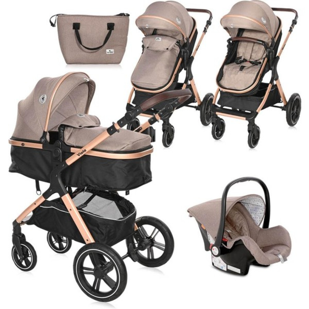 Lorelli Viola Travel Sistem Bebek Arabası - Pearl Beige - Bej Bebek Arabası-Puset Aksesuarları Fiyatı