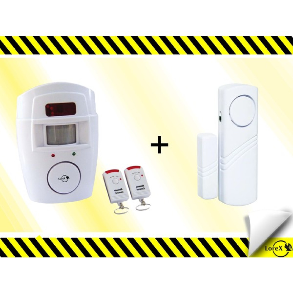 Lorex Kablosuz Hareket Sensörlü Uzaktan Kumandalı Alarm Sistemi + Kapı Pencere Alarmı Oto Boyaları Fiyatı
