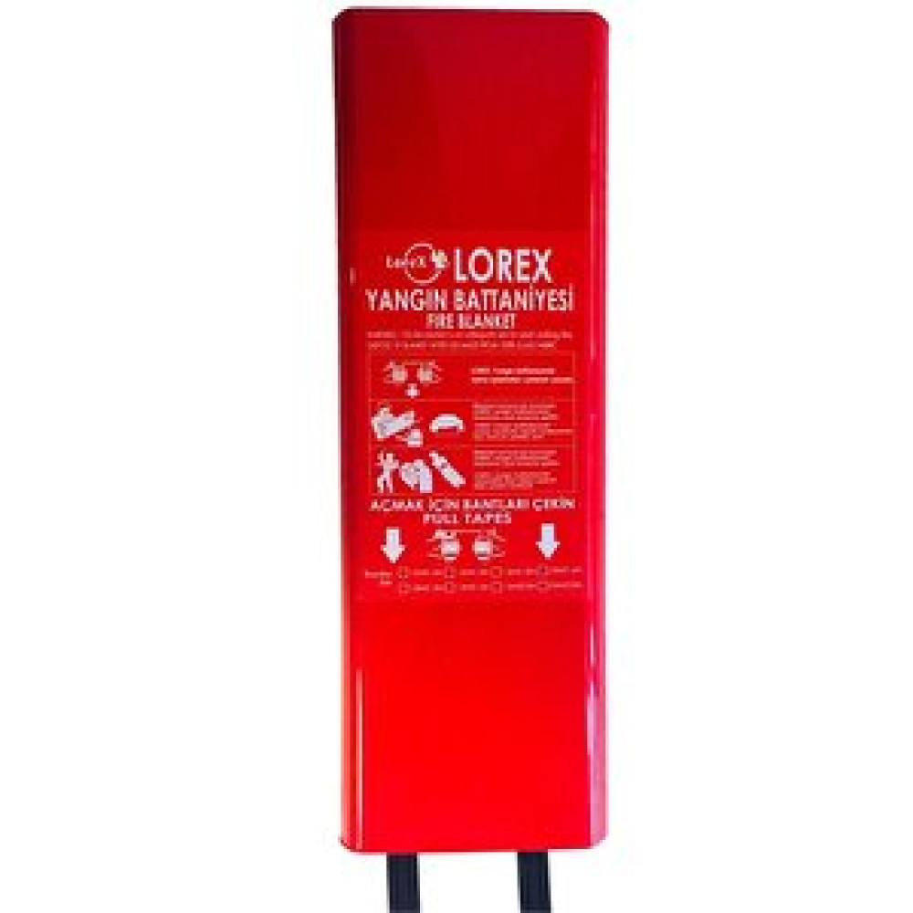 Lorex Lr-fb1518b 150cm X 180cm Kutulu Yangın Battaniyesi İş Güvenliği Ürünleri Fiyatı