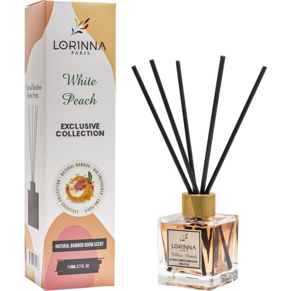 Lorinna Paris Beyaz Şeftali Bamboo Çubuklu Oda Kokusu 110 ml Oda Kokusu Fiyatı