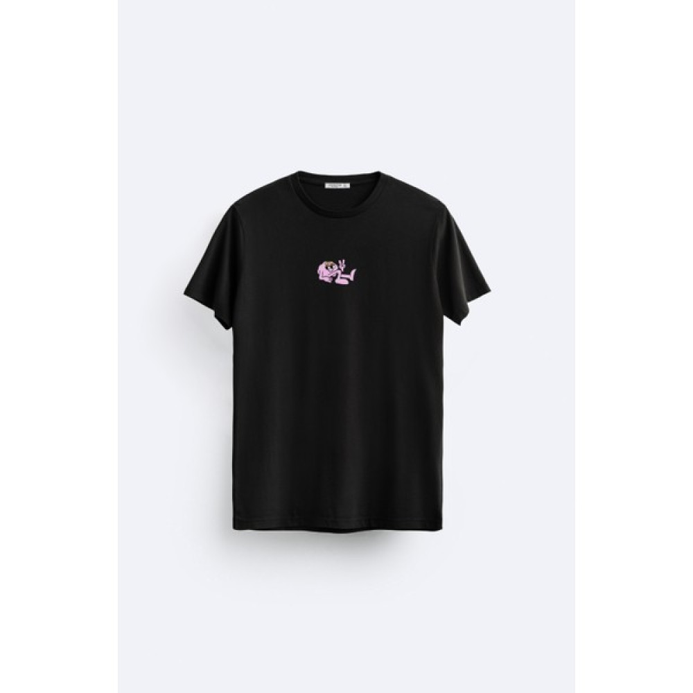Loss Buttom I'm Fine Baskılı Oversize Fit T-Shirt Erkek T-shirt Fiyatı