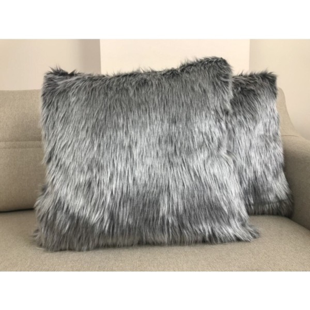 Lostello Home Pelüş Kırlent Yastık Kılıfı - Gri - 43×43 - 10 x 10 cm Kırlent / Mobilya Yastığı Fiyatı