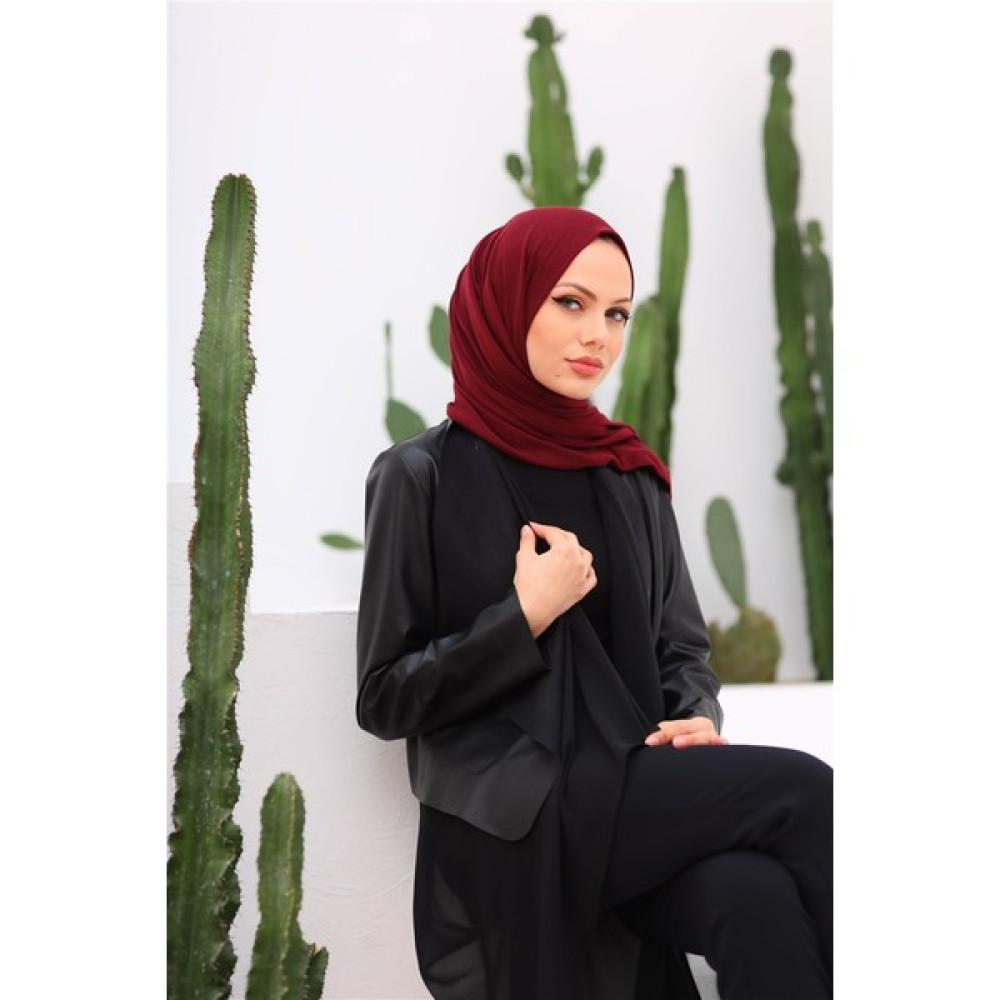 Losyana Penye Şal Serisi Koyu Bordo Şal / Fular & Eşarp Fiyatı